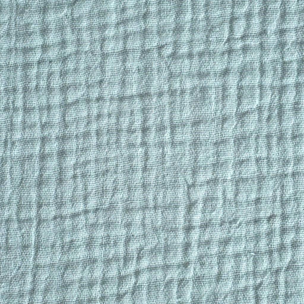 Musselin Double Gauze uni schilfgrün